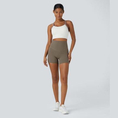 Halara Ultrasculpt Socinched High Waisted Tummy Control Side Pocket Shaping Training Biker Shorts #Outdoorfun
