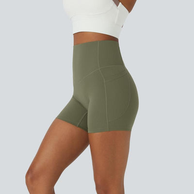 Halara Ultrasculpt Socinched High Waisted Tummy Control Side Pocket Shaping Training Biker Shorts #Outdoorfun