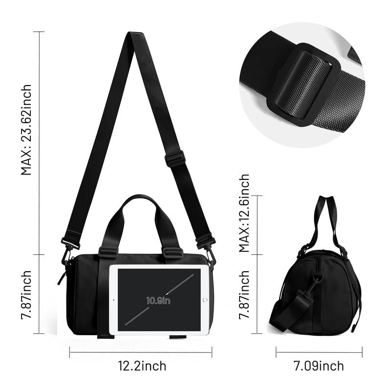 MEXS Small Gym Bag for Women, 11L Lightweight Duffle Bag for Travel, Workout, Fitness, Sport, Weekender Tote Carry On