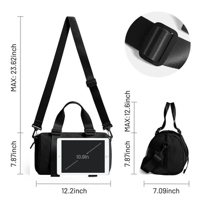 MEXS Small Gym Bag for Women, 11L Lightweight Duffle Bag for Travel, Workout, Fitness, Sport, Weekender Tote Carry On
