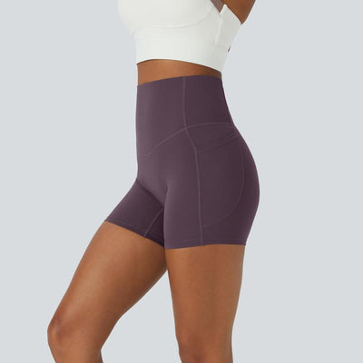 Halara Ultrasculpt Socinched High Waisted Tummy Control Side Pocket Shaping Training Biker Shorts #Outdoorfun