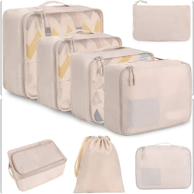 8 Set Packing Cubes Luggage Packing Organizers Bag for Travel Accessories