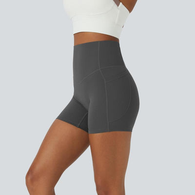 Halara Ultrasculpt Socinched High Waisted Tummy Control Side Pocket Shaping Training Biker Shorts #Outdoorfun