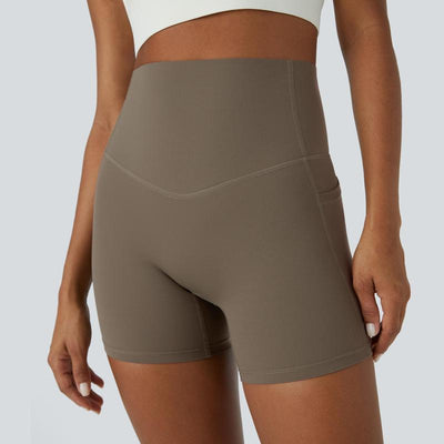 Halara Ultrasculpt Socinched High Waisted Tummy Control Side Pocket Shaping Training Biker Shorts #Outdoorfun