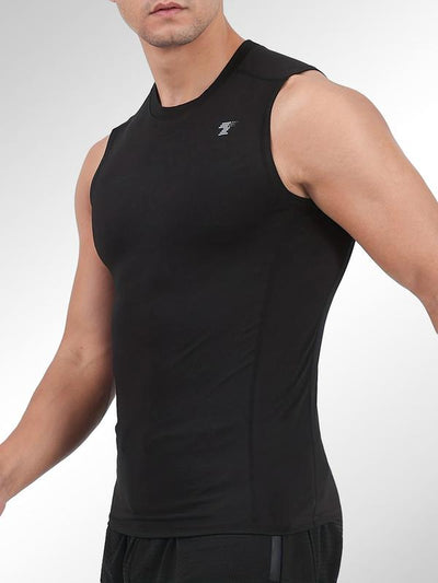 TELALEO 5 Pack Men'S Athletic Compression Shirts Sleeveless Tank Top Base Layer Sports Workout Shirts for Basketball