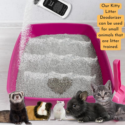 Highly Scented Pet Litter Deodorizer, Bed, Carpet, and Upholstery, 16Oz/450G, Woodland Purrfection Whisker Fresh Sacred Paws Pet Cat