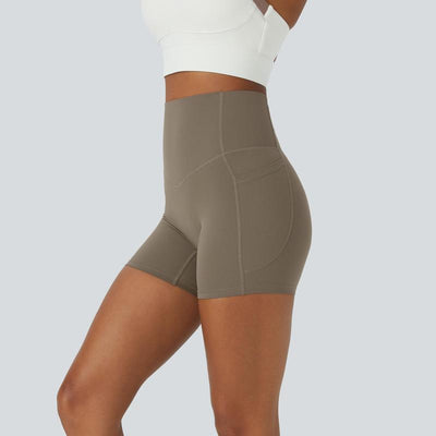 Halara Ultrasculpt Socinched High Waisted Tummy Control Side Pocket Shaping Training Biker Shorts #Outdoorfun