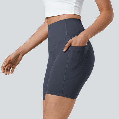 Halara Ultrasculpt Socinched High Waisted Tummy Control Side Pocket Shaping Training Biker Shorts #Outdoorfun
