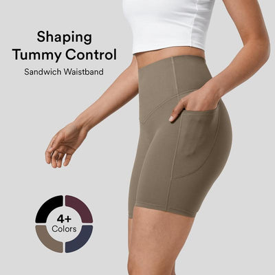 Halara Ultrasculpt Socinched High Waisted Tummy Control Side Pocket Shaping Training Biker Shorts #Outdoorfun
