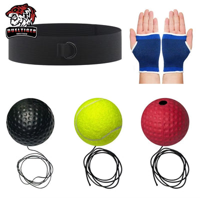 Boxing Speed Ball Head-Mounted PU Punch Ball MMA Sanda Training Hand Eye Reaction Gym Sandbag Muay Thai Boxeo Fitness Equipment